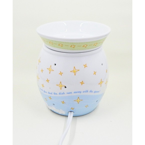 Scentsy Over The Moon Mid-Size Scentsy Warmer Nursey Rhyme Discontinued Retired - Picture 4 of 11